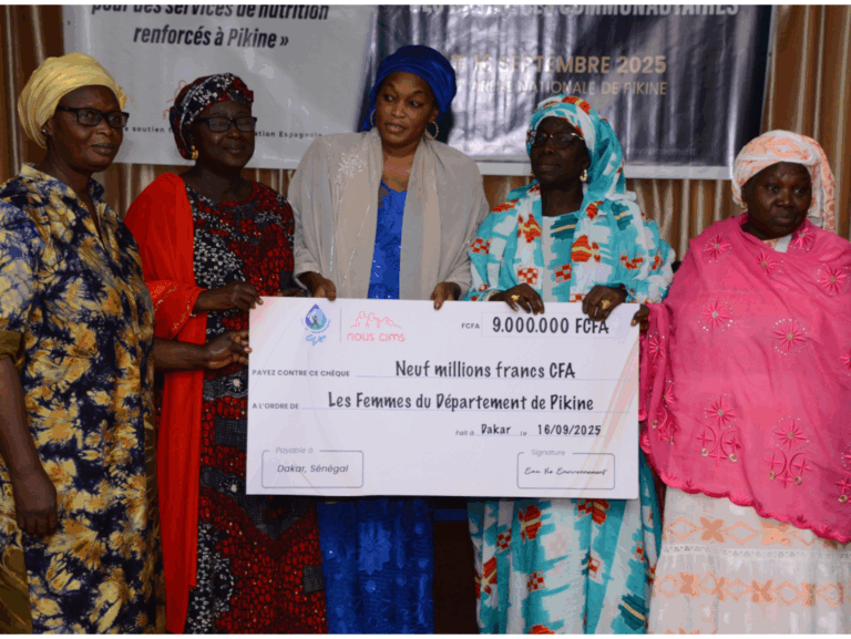 Lancement officiellement 20 micro-projets communautaires sensibles à la nutrition à Pikine